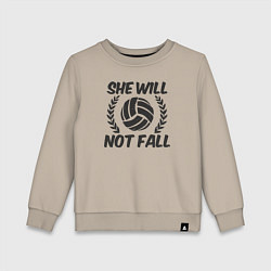 Детский свитшот She will not fall