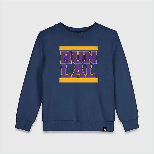 Детский свитшот Run Lakers / Тёмно-синий – фото 1