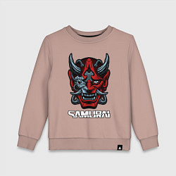Детский свитшот Samurai mask