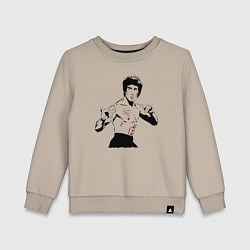 Детский свитшот Брюс Ли в крови
