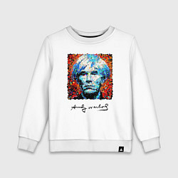 Детский свитшот Andy Warhol - celebrity