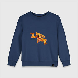 Детский свитшот Пицца с куринными крылышками