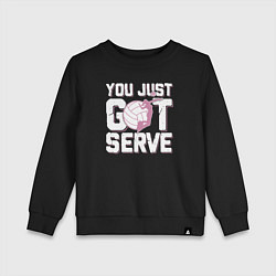 Детский свитшот Just got serve