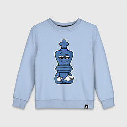 Детский свитшот Шахматный король InChess