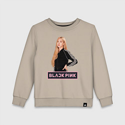 Детский свитшот Блэкпинк Роза