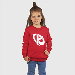 Свитшот хлопковый детский Karmine Corp, цвет: красный — фото 2
