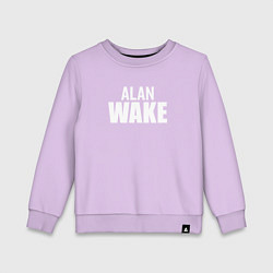 Детский свитшот Alan Wake logo
