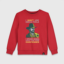 Детский свитшот Чак Норрис среди программистов