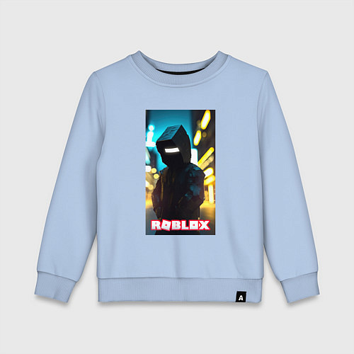 Детский свитшот Roblox cyberpunk / Мягкое небо – фото 1