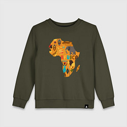 Детский свитшот Красочная Африка