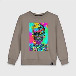 Детский свитшот Cool skull - pop art - vogue