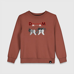 Свитшот хлопковый детский Depeche Mode 2023 Memento Mori - Angels 07, цвет: кирпичный