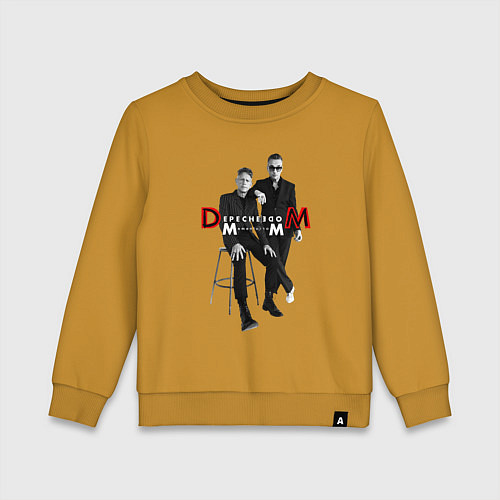 Детский свитшот Depeche Mode - Memento Mori Two of Us / Горчичный – фото 1