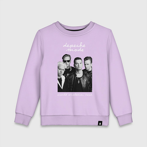 Детский свитшот Depeche Mode World Violation Tour Band / Лаванда – фото 1