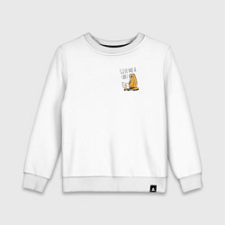 Детский свитшот Ленивиц за ноутом