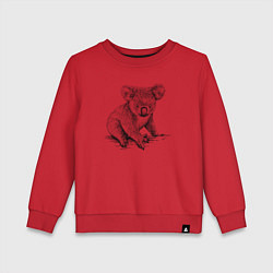 Детский свитшот Коала сидит