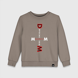 Свитшот хлопковый детский Depeche Mode - Memento Mori MM, цвет: утренний латте