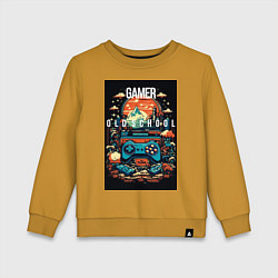 Детский свитшот Геймер old school