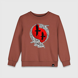 Детский свитшот Вороны Одина - кельтский узор