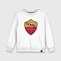 Свитшот хлопковый детский Roma sport fc, цвет: белый