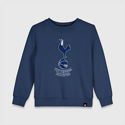 Свитшот хлопковый детский Tottenham Hotspur fc sport, цвет: тёмно-синий