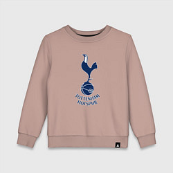 Свитшот хлопковый детский Tottenham Hotspur fc sport, цвет: пыльно-розовый