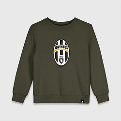 Свитшот хлопковый детский Juventus sport fc, цвет: хаки