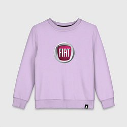 Свитшот хлопковый детский Fiat Italy, цвет: лаванда