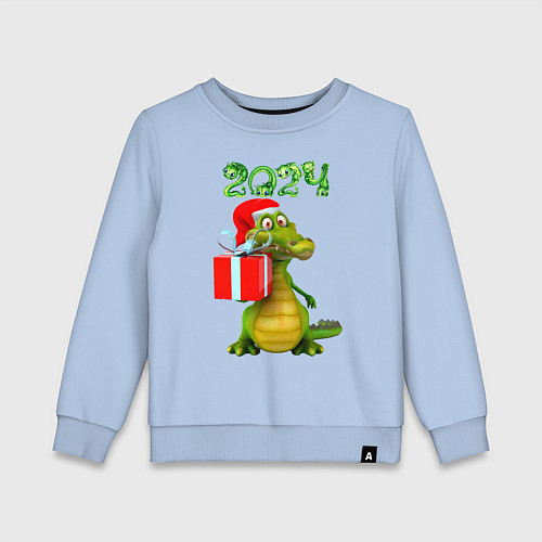 Детский свитшот Дракон с подарком 2024 / Мягкое небо – фото 1
