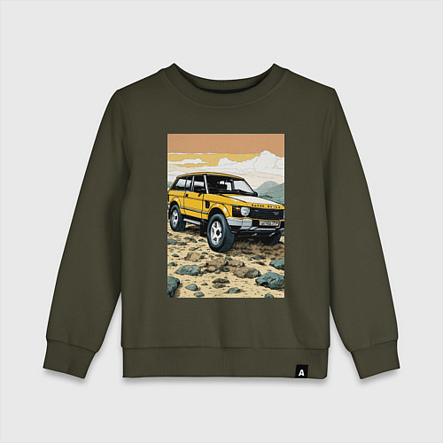 Детский свитшот Land Rover discovery / Хаки – фото 1