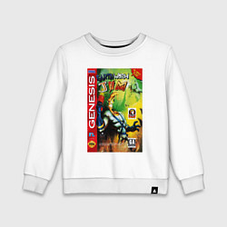 Детский свитшот Earth worm jim cover