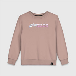 Детский свитшот Newjeans logo