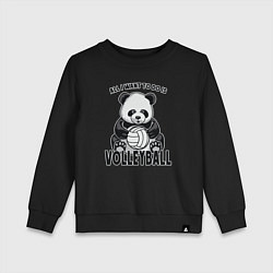 Детский свитшот Panda volleyball