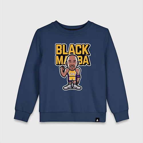 Детский свитшот Kobe black mamba / Тёмно-синий – фото 1