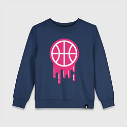 Детский свитшот Pink basketball