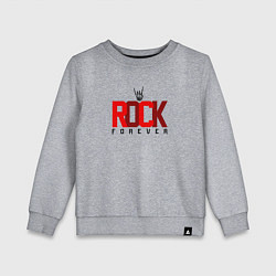 Свитшот хлопковый детский Rock forever four, цвет: меланж
