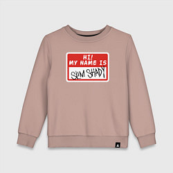 Детский свитшот Hi my name is