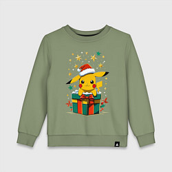 Детский свитшот Новогодний пика-пика