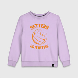 Детский свитшот Setters do it better