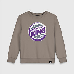 Детский свитшот Sacramento king