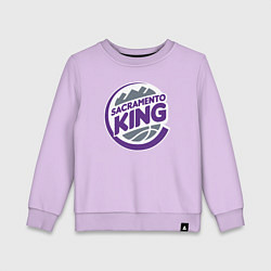 Детский свитшот Sacramento king