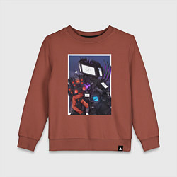 Детский свитшот ТВ Мен со Спикерменом и Камераменом