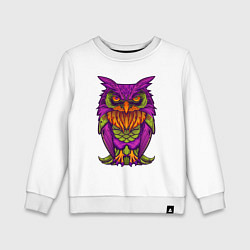 Детский свитшот Purple owl