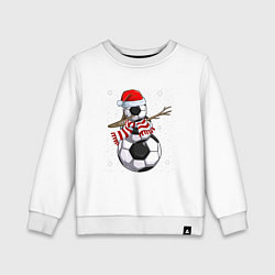 Детский свитшот Soccer snowman