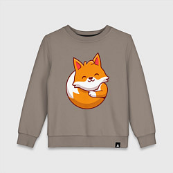 Детский свитшот Orange fox