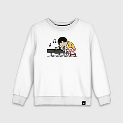 Детский свитшот Фредди Меркьюри за роялем