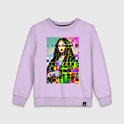 Детский свитшот Mona Lisa - mosaic pop art