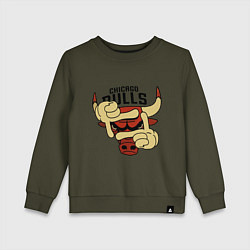 Детский свитшот Bulls logo with hands