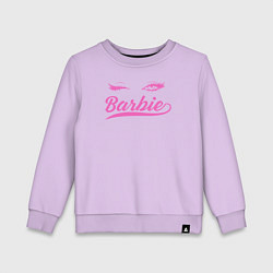 Свитшот хлопковый детский Barbie blink, цвет: лаванда