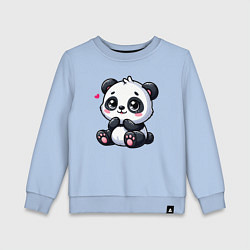 Детский свитшот Забавная маленькая панда